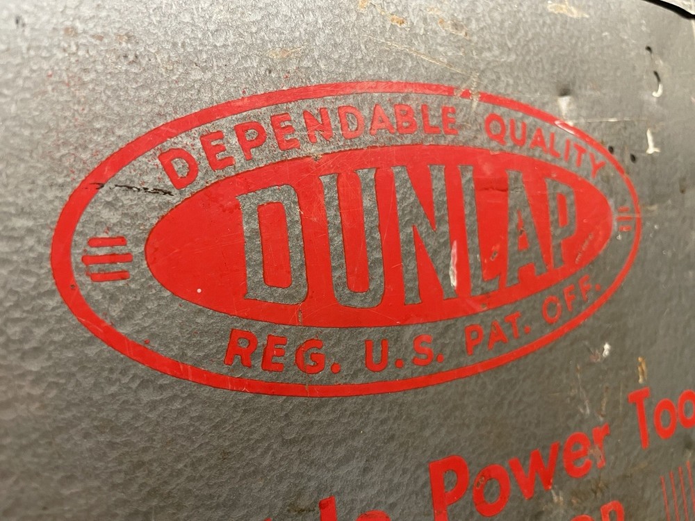 Vintage Dunlap Tool Box - Portable Power Tool Workshop Tool Box