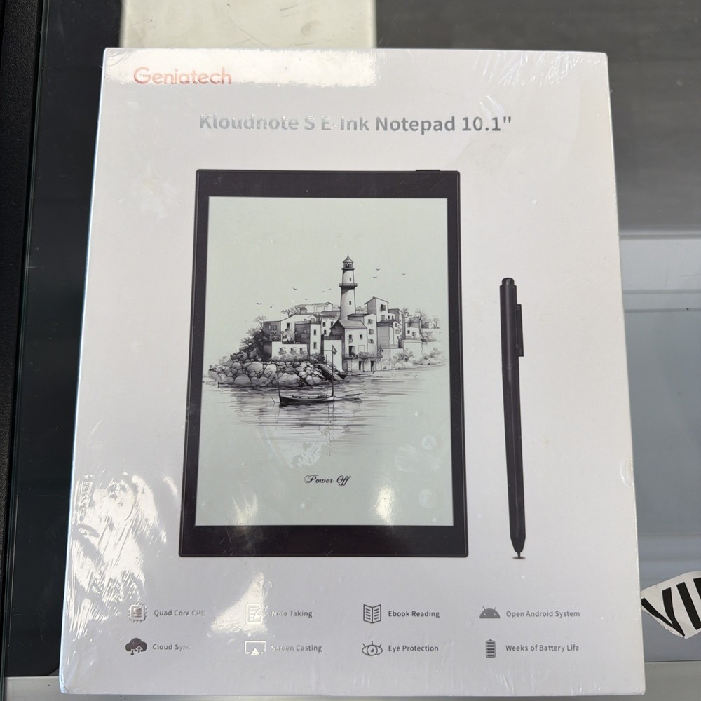 Geniatech Kloudnote S E-Ink Notepad 10.1" Digital Android BRAND-NEW SEALED