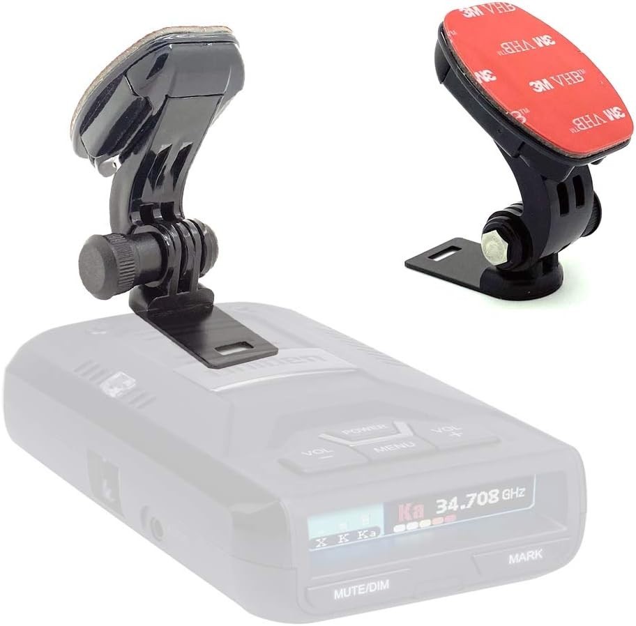3M Adhesive Windshield Mount for Uniden Radar Detectors - Secure & Adjustable