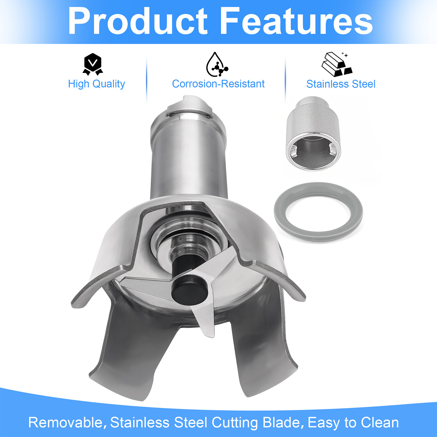 Robot Coupe 39455 Bell Cover and Blade Assembly, MP550 Turbo