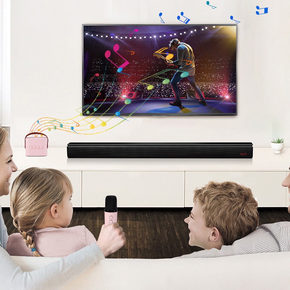 Mini Karaoke Machine W/ Wireless Handheld Microphone Bluetooth Speaker for Kids