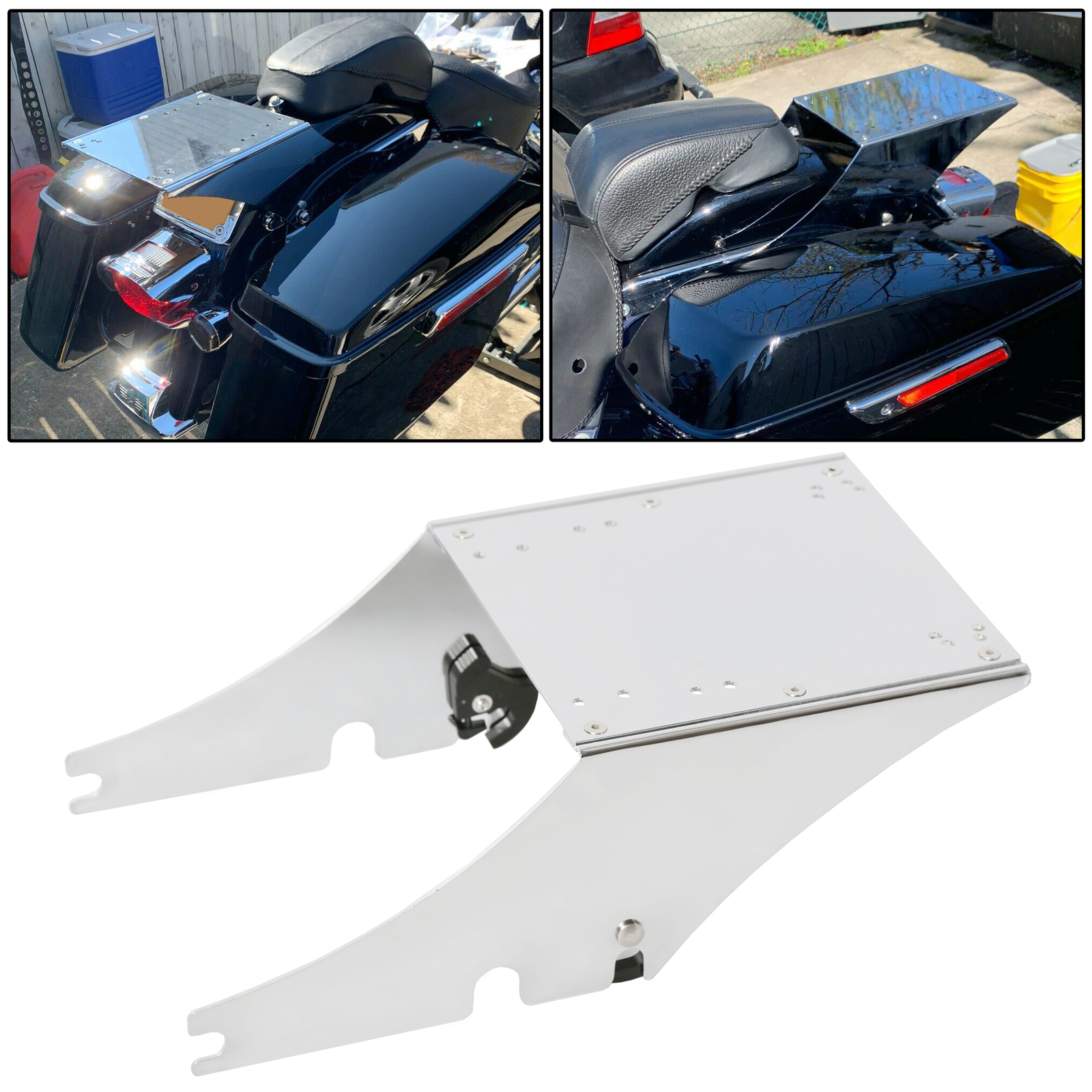 Trunk Mount Bracket For Harley Softail Heritage Deluxe Fat Boy Luggage Trunk