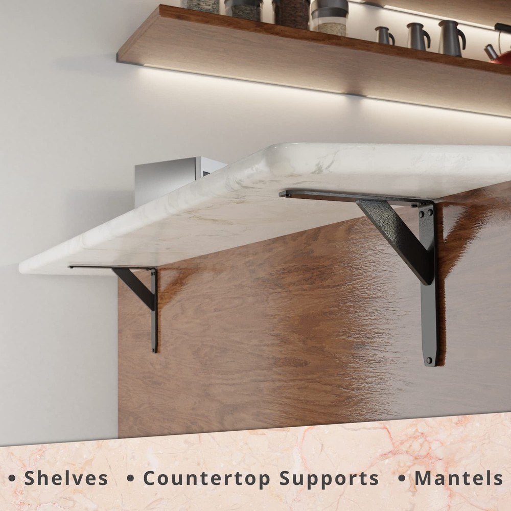Starby Jetstream Solid Heavy Duty Low Profile Welded Countertop Support Shelf...