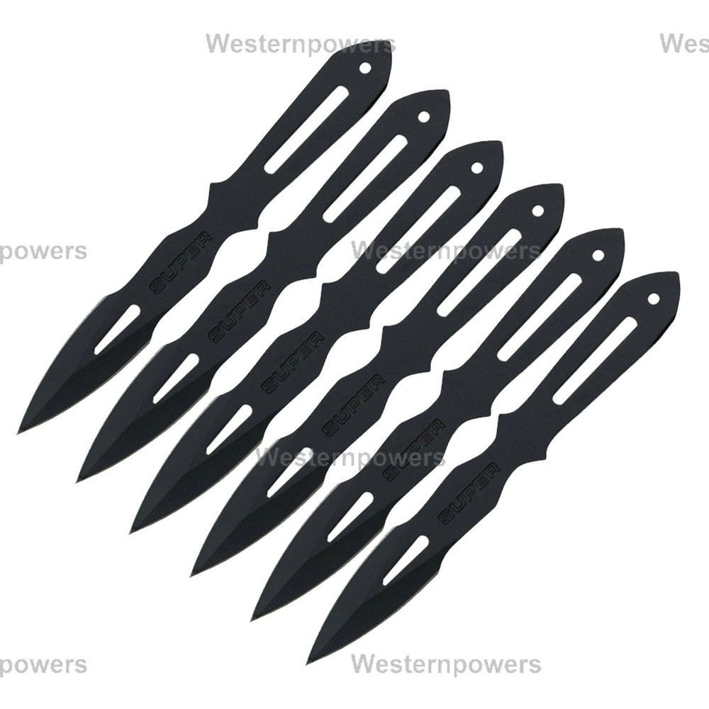 18 Pack 5.5 Inch Black Throwing Knives set