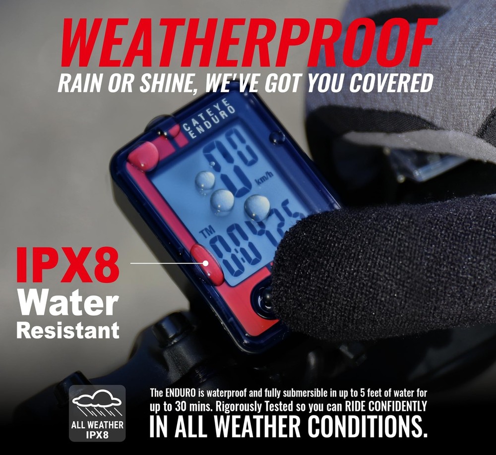 CATEYE Wired Bike Computer – Entry-Level Speedometer and Odometer, Perfect