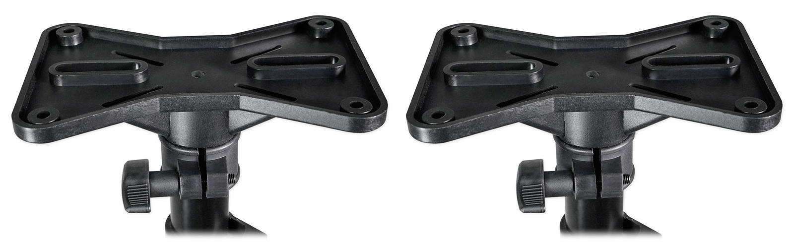 2) Rockville RVSSA1 Universal 35mm Mounting Tripod Pole Speaker Adapter Brackets