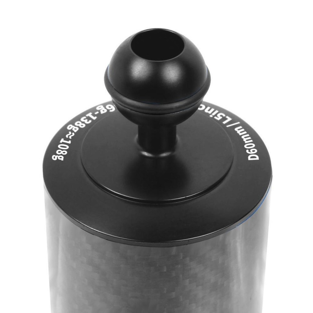 Black D60mm Carbon Aquatic Arm Camera Bracket Tray Universal