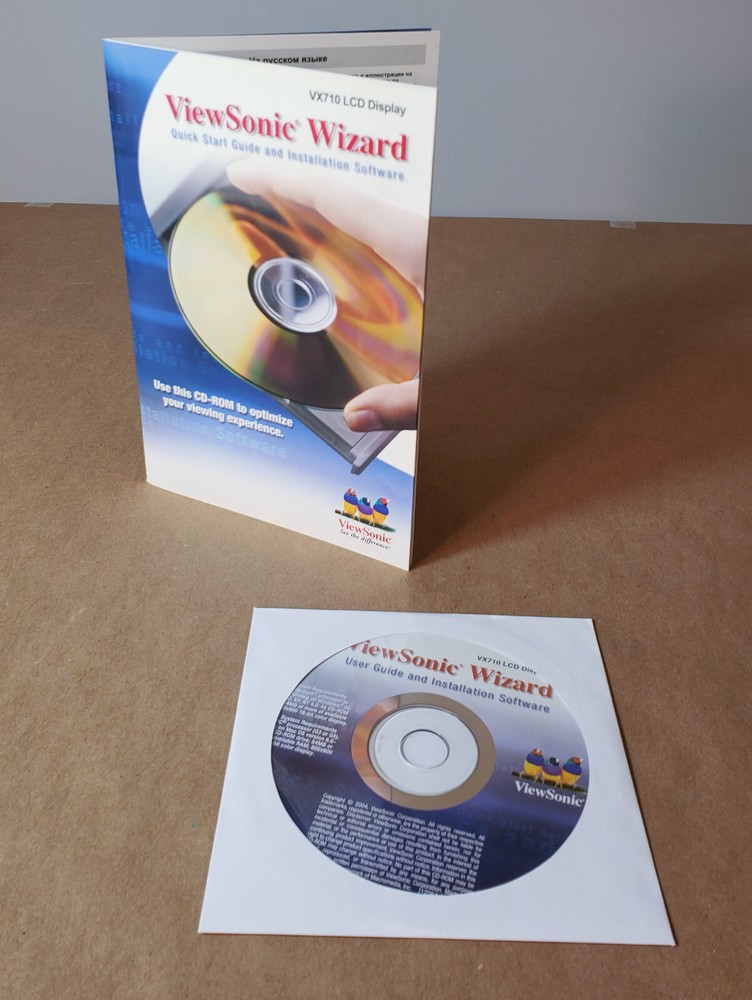ViewSonic Wizard VX710 Quick Start Guide and Installation Software - Lot S211
