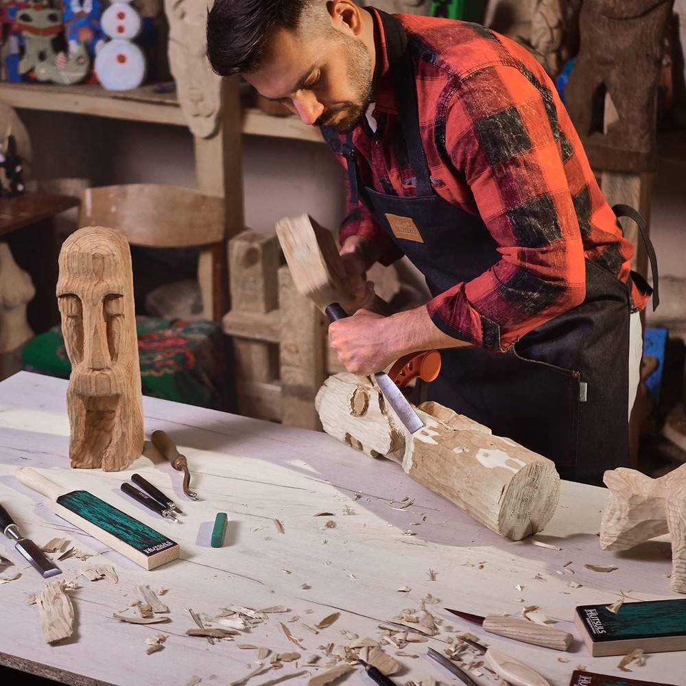 Double Sided Leather Strop Kit Professional Sharpening Edge for Knives