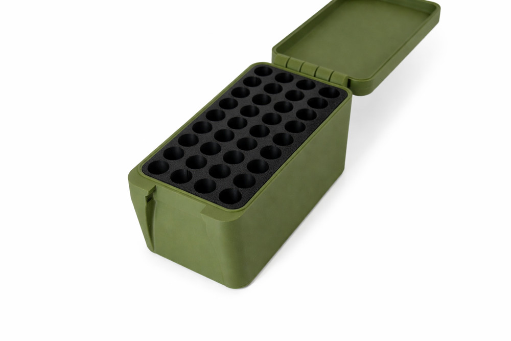 45-70 Ammo Box – 36 Rounds - Snap Close Storage Box | Fully Customizable