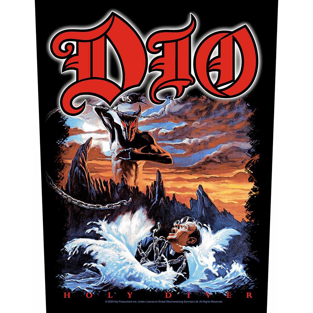 Men's Dio Holy Diver Back Patch