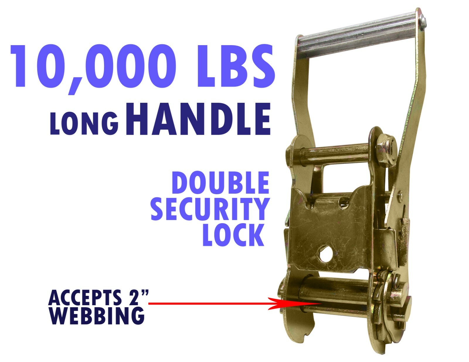 Demco Tow Dolly Wheel Basket Straps With 2" Ratchets for Tie Down Car Carrier