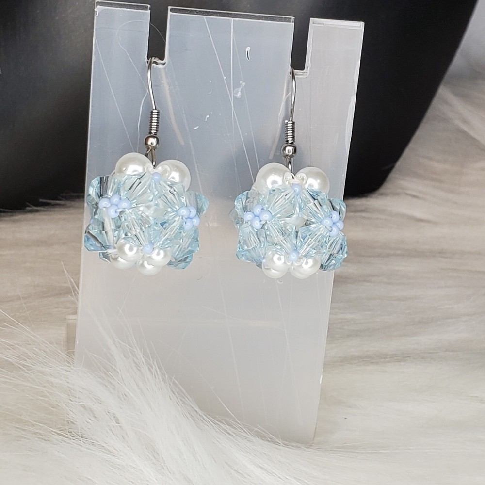 Multi Colored Beaded Earrings Drop