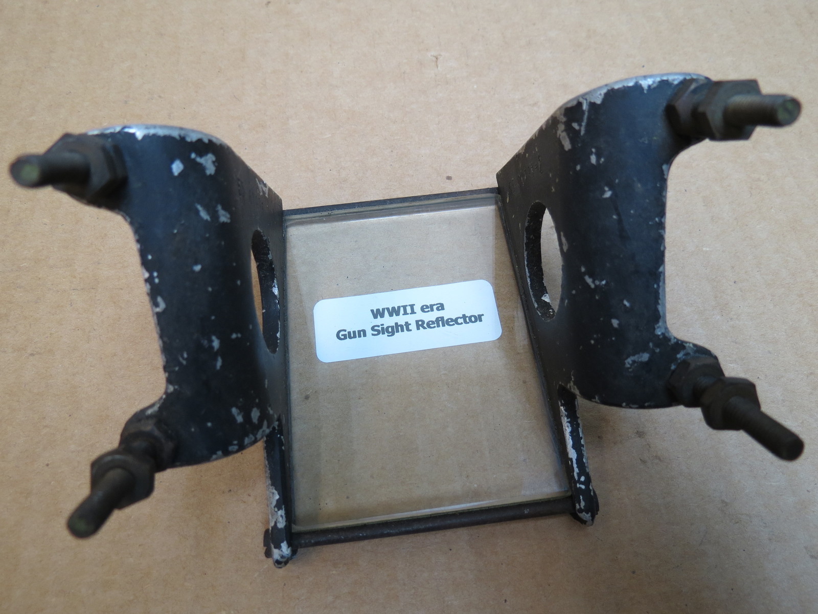 WWII era Original Warbird Aircraft Gun Sight Reflector Assembly 38A2197