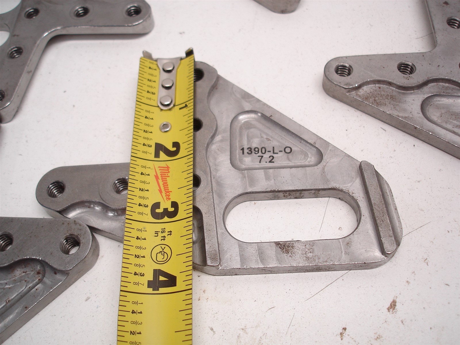 22 NASCAR LOWER CONTROL ARM STEEL MOUNTING BRACKETS / PLATES FOR ECCENTRIC SLUGS