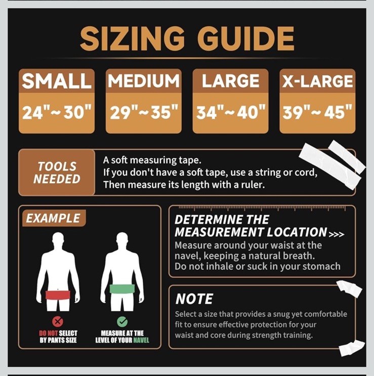Adjustable Weightlifting Belt - Size XL