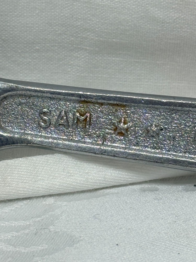 SAM Adjustable Spanner 6 Inch Basic 57 Vintage French Hand Tool - Used