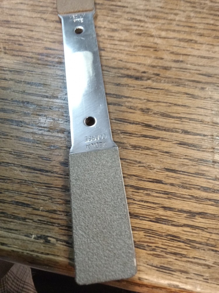 Quad Grit Sharpening Stone File Tool Sharpener for Knife Coarse, Medium, Fine