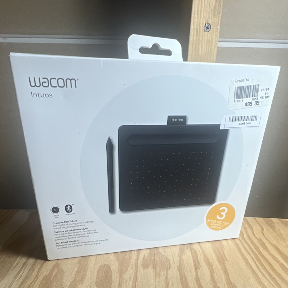 Wacom Intuos Graphics Tablet Pen Bluetooth USB