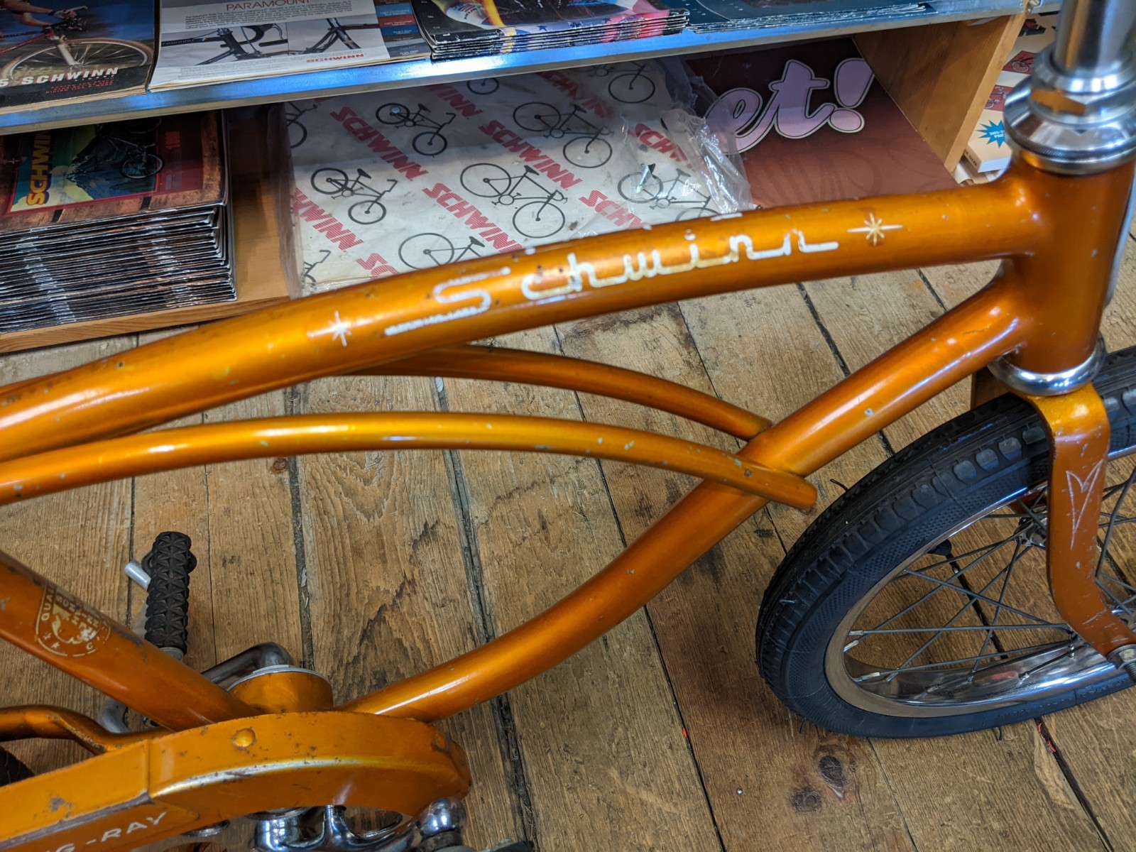 Original AD January 1968 Coppertone Schwinn Stingray Midget 16" Single Speed