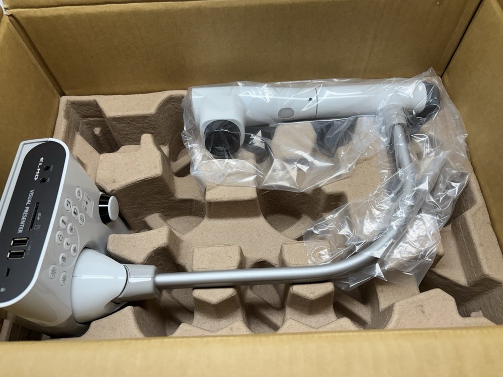 Elmo TT-12W Visual Presenter NIB Projector Missing AC Adapter Incomplete