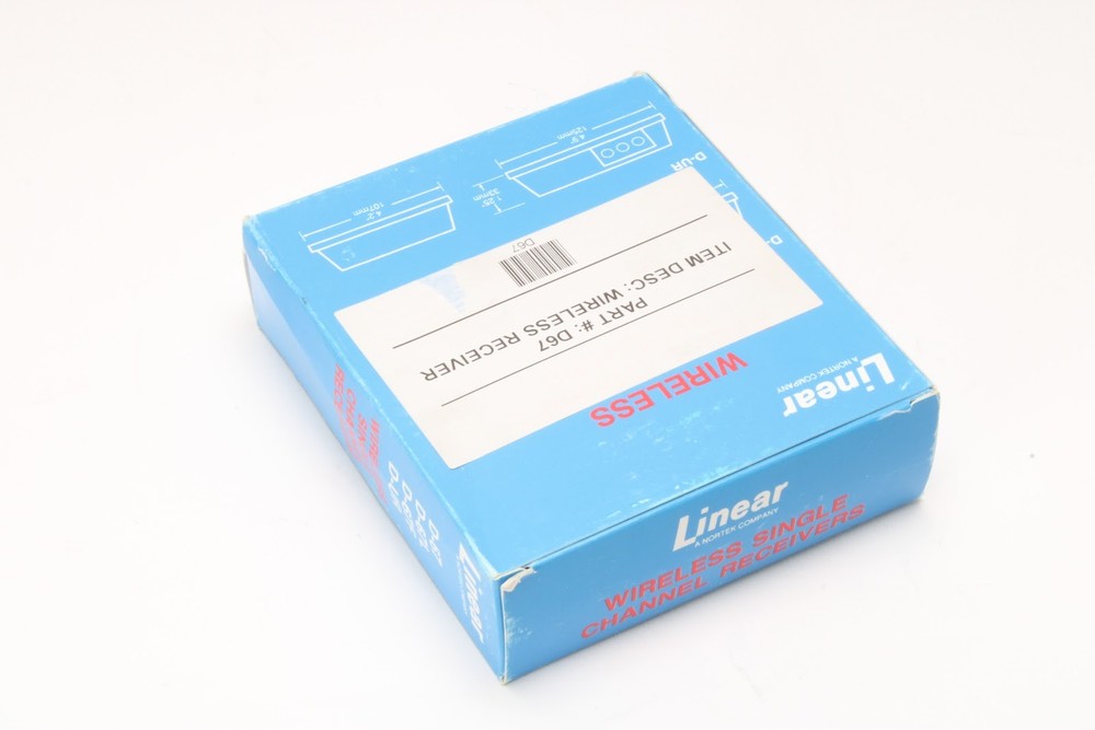 Linear D-67 Wireless Single Channel Receiver - NEW