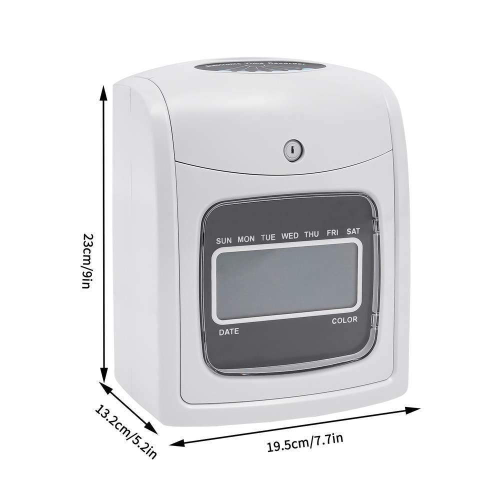 Pyramid Time System Model With 50 Cards, Starter Time Clock Bundle, Lcd Display