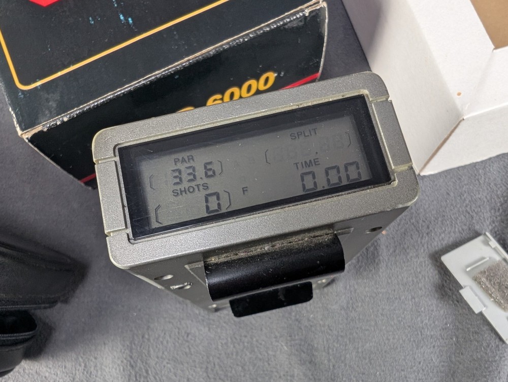 Competitive Edge Dynamics CED 6000 Shot Timer W/Original Box,Case, Manual TESTED