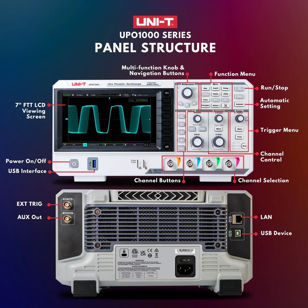 UNI-T UTS1015B 1.5 GHz Advanced-Series Spectrum Analyzer