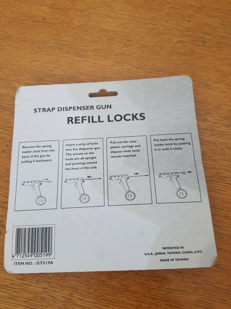100PC REFILL locks for Bundler