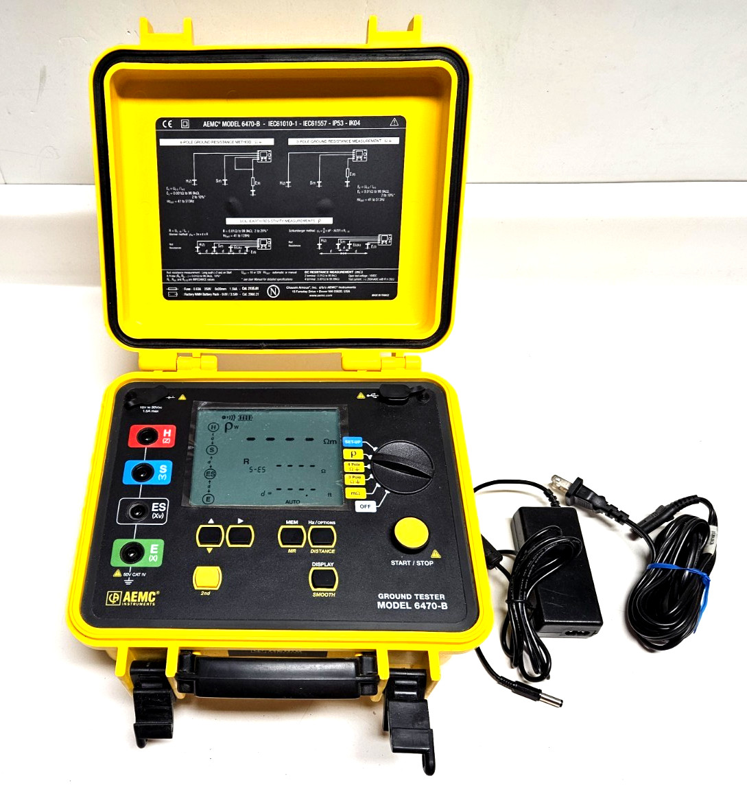 AEMC 6470-B Multi-Function Ground Resistance Tester