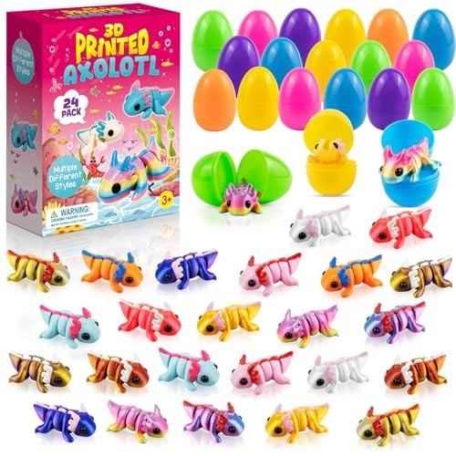 Easter Basket Stuffers - Easter Basket Essentials - 24 Pack Prefilled Easter