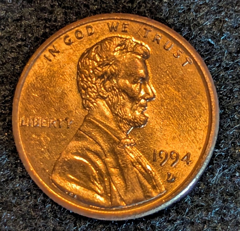 #20.  1994 Penny With Doubling Error In The Date