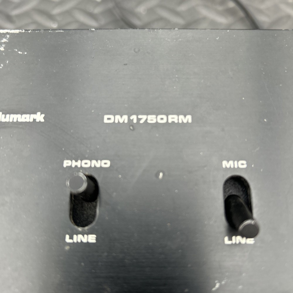 Numark PPD DM1750RM Preamp DJ Mixer with Equalizer Limited Testing