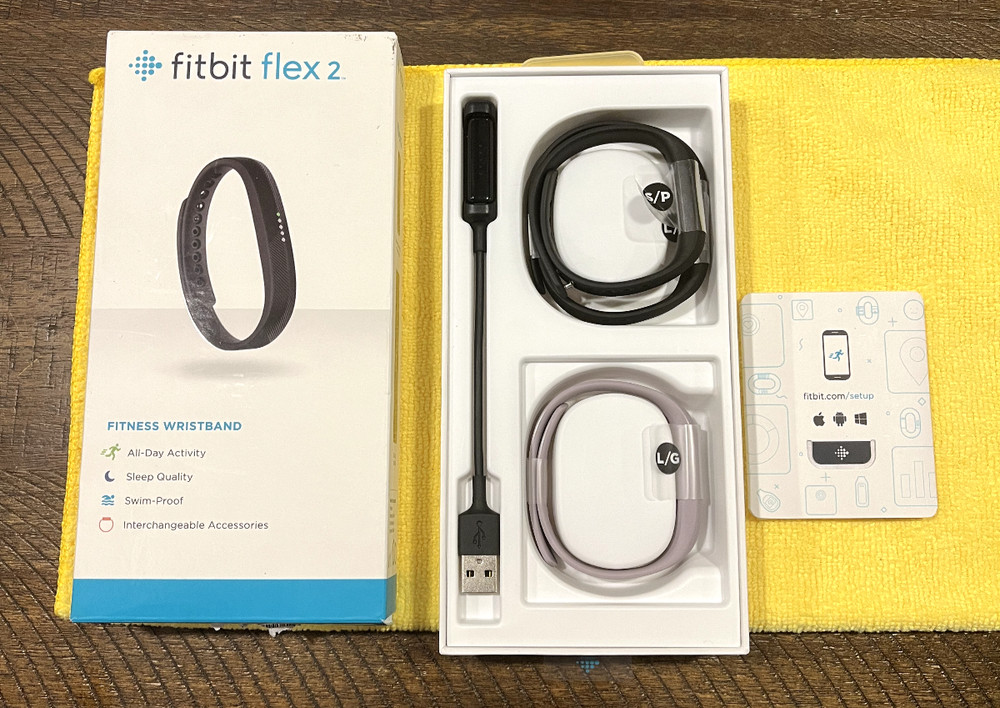Parts Accessories Fitbit Flex 2 Activity Tracker - Black (FB403BK) Small, Large