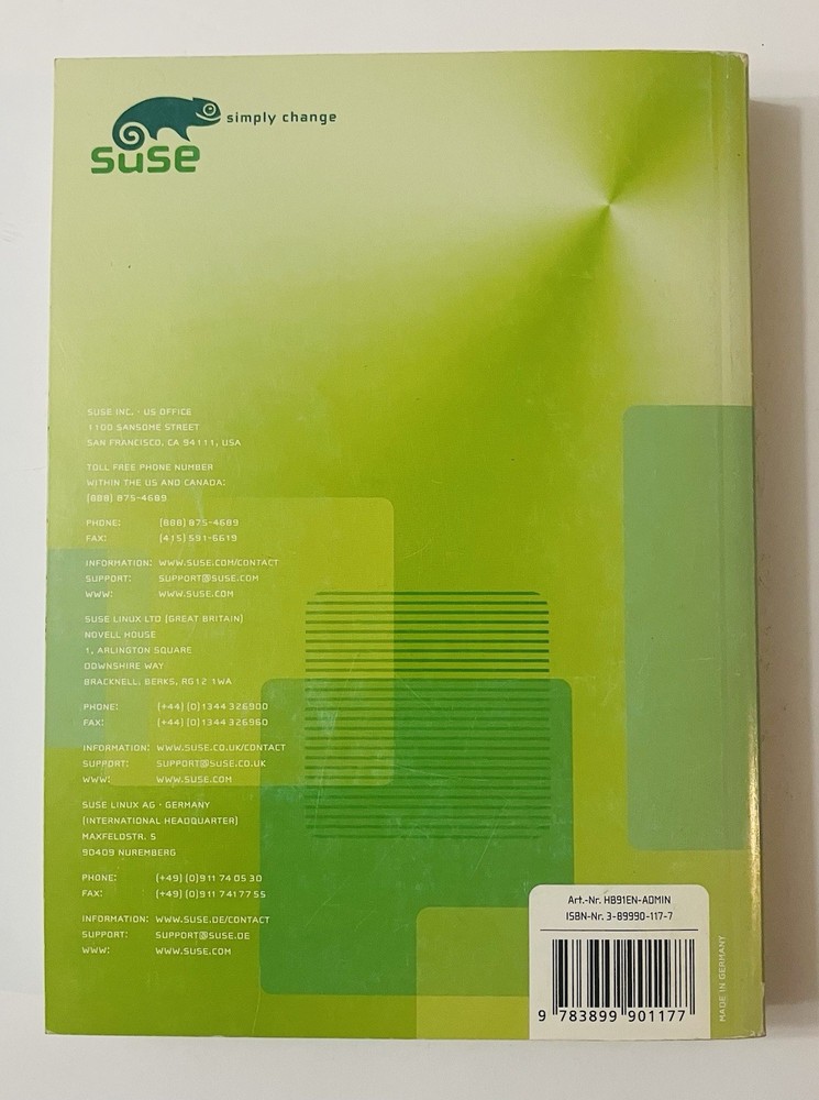 SUSE Linux Professional 9.1 User Guide + Administration Guide (2004, 2-Book Set)