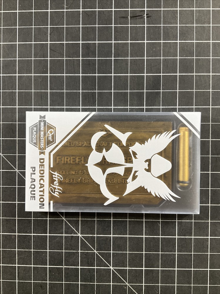 FIREFLY Loot Crate DEDICATION PLAQUE MINI MASTERS