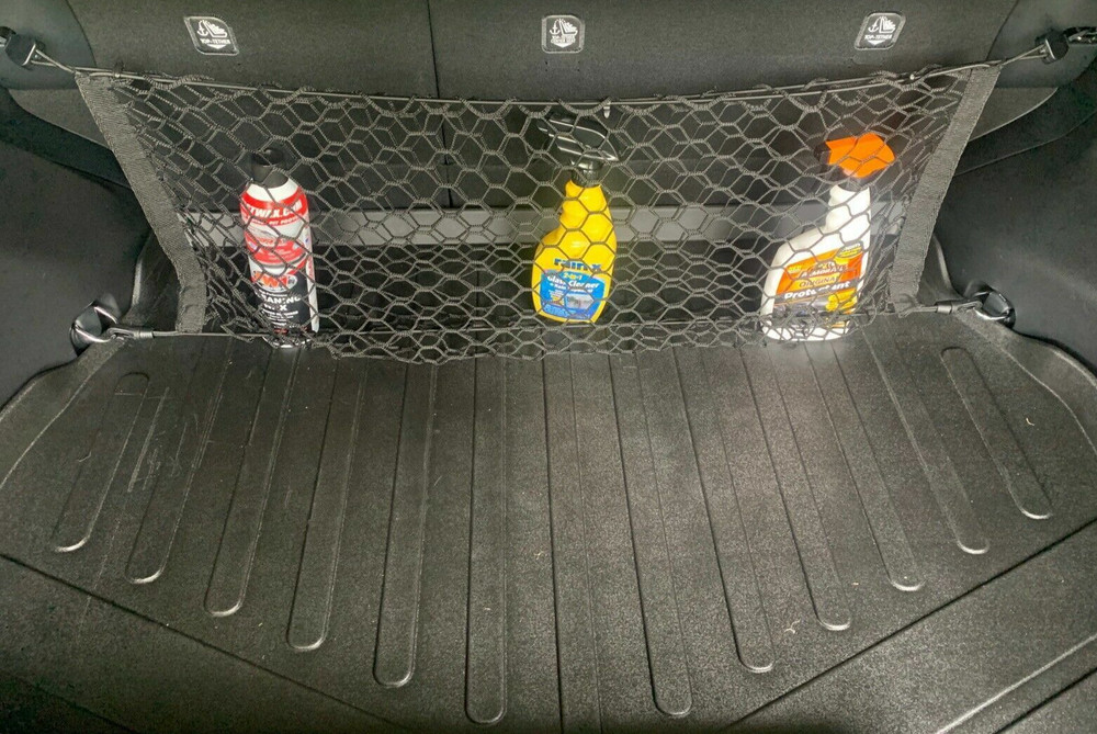 Rear Trunk Envelope Style Mesh Organizer Cargo Net for JAGUAR E-PACE 2018-2023