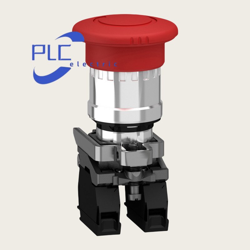 XB4BS8444 1PC New Schneider Emergency stop push button red mushroom trigger