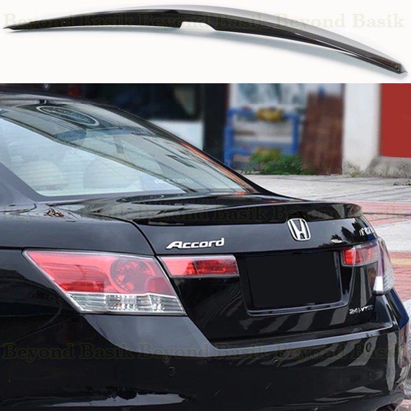 2008-2012 Honda Accord 4 Door Sedan Factory Style Spoiler Trunk Wing GLOSS BLACK