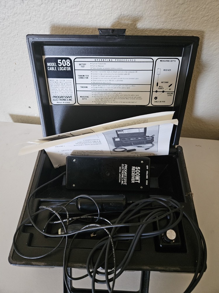 Progressive Electronics Compact Cable Locator Model 508, working!