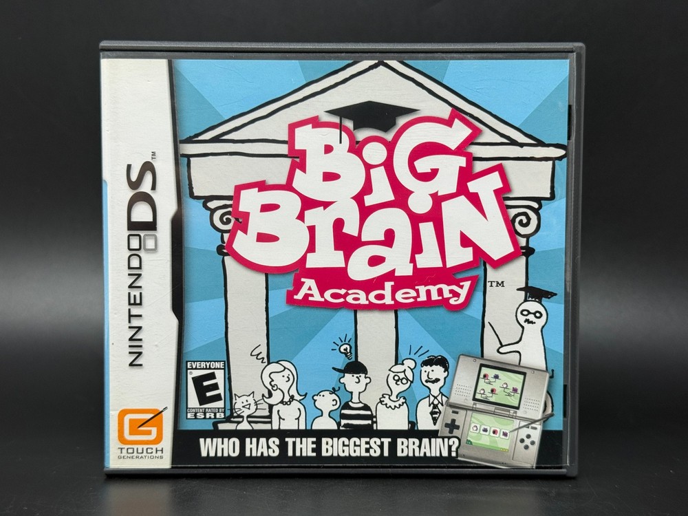Big Brain Academy (Nintendo DS) *CASE & INSERTS ONLY - NO GAME OR MANUAL*