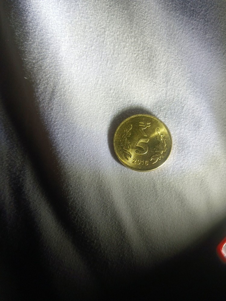 india 5 rupees coin 2018