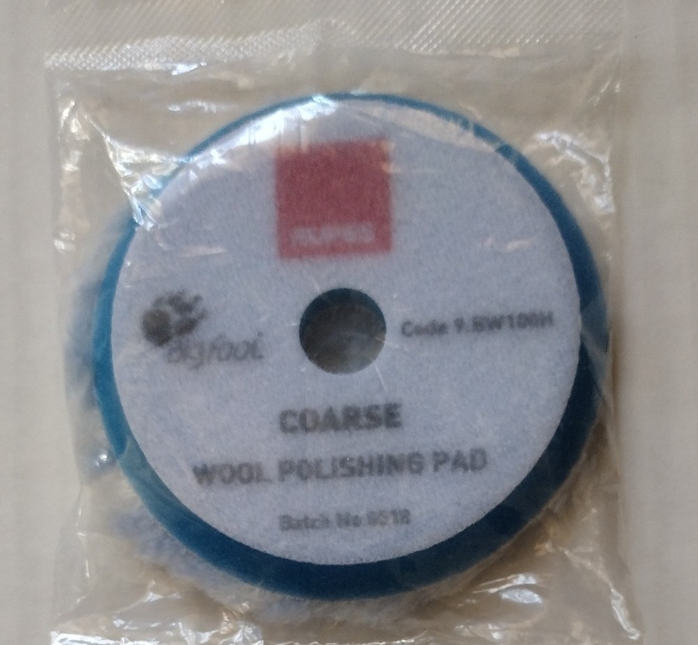 Rupes Coarse Wool Polishing Pad Blue -3"