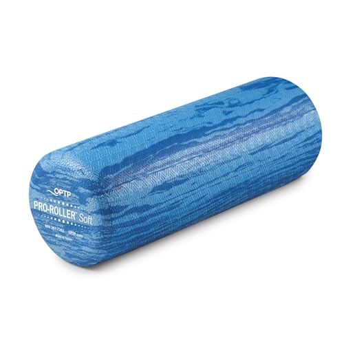 PRO-Roller Soft Density Foam Roller – Low Blue 18" X 6" Short Round Roller