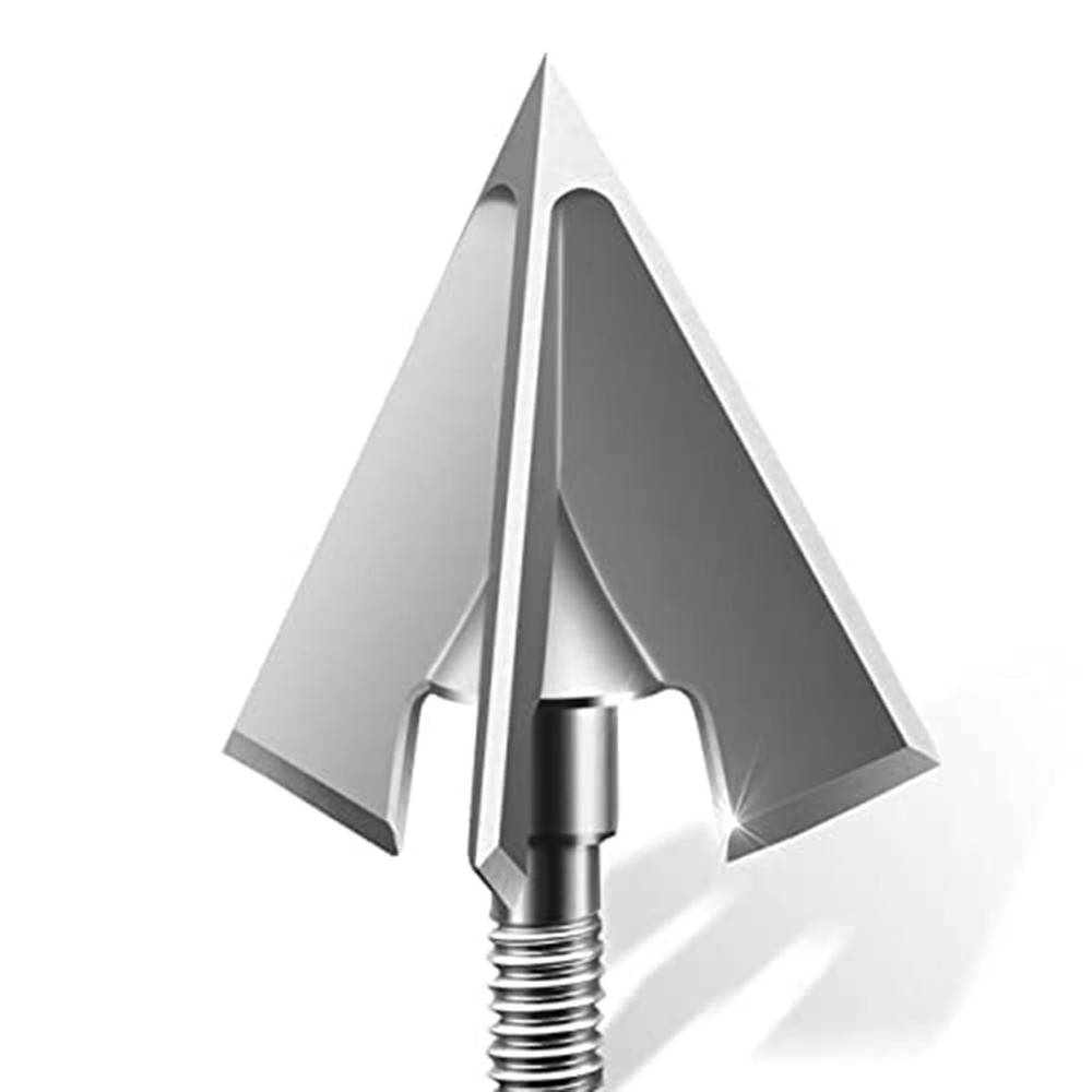 DEEPOWER 4-Pack Archery Broadhead 3 Blade 125/100 Grain Broadhead Solid Hunti...