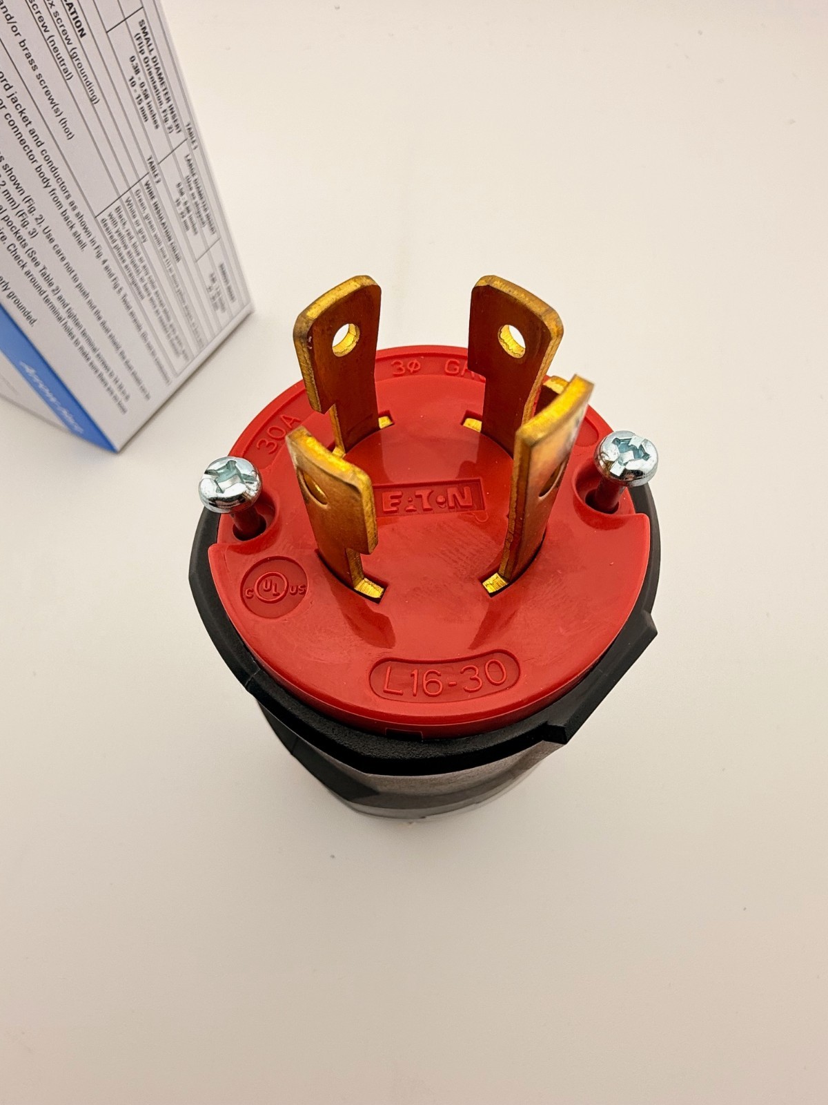 Eaton AHCL1630P HBL2731 71630NP L16-30P 30 Amp 480V Twist Lock Male Plug NEW