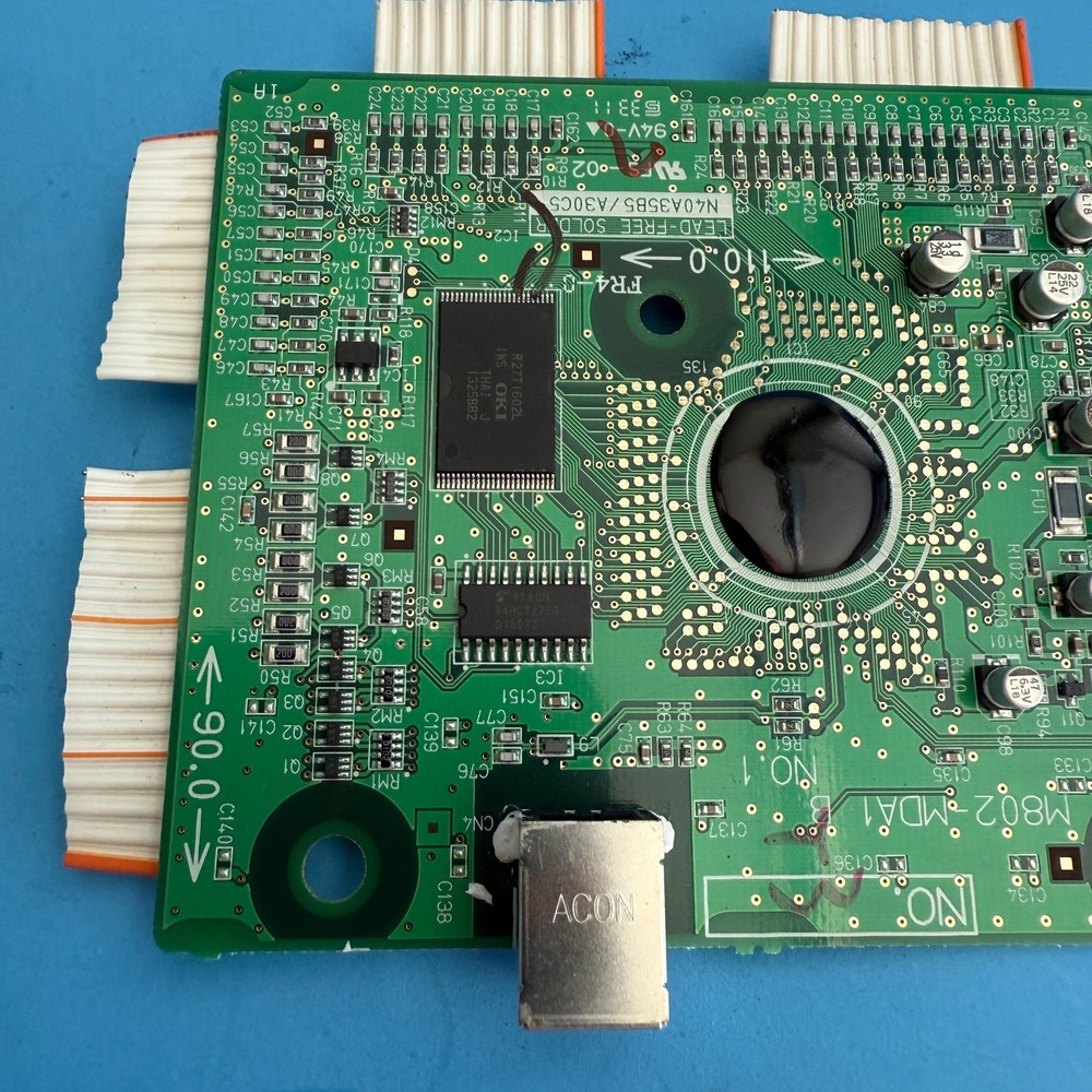 CASIO LK-230 Lighting Keyboard Used Part: USB Processor Connection PCB Board