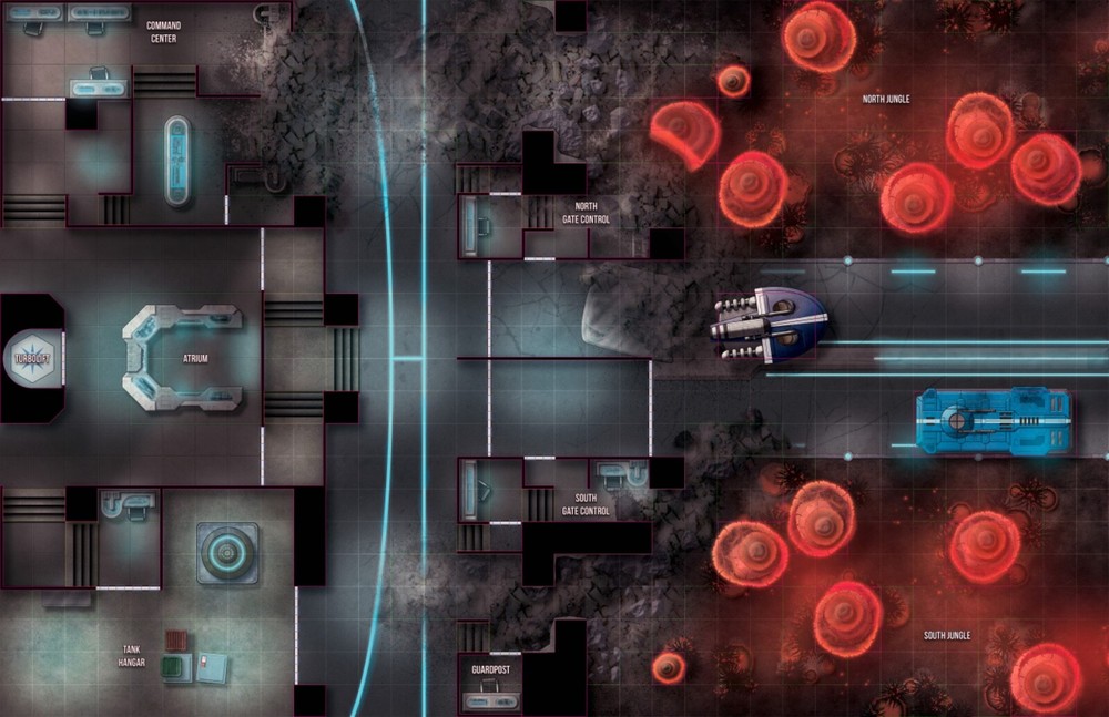 Scifi RPG Poster Maps