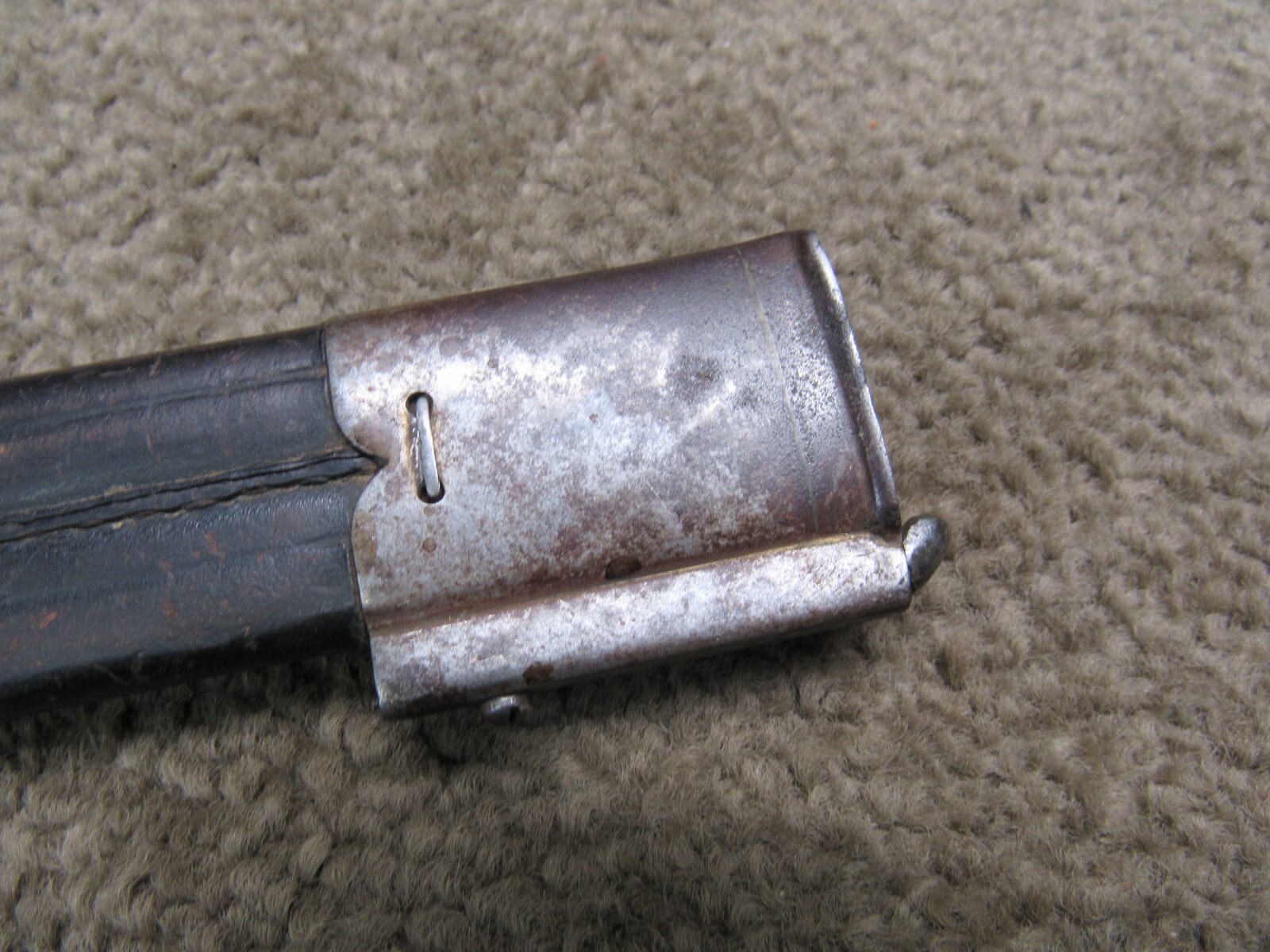 Danish M1889 Krag Jorgensen Bayonet w/ Scabbard Dated 1891 WK & C Mfg